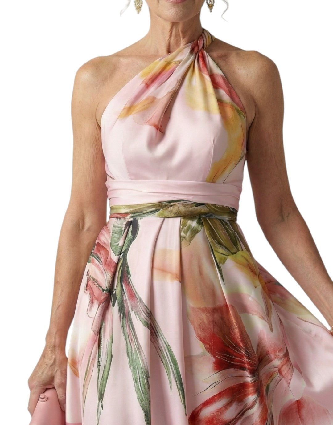Amiel | Rochie Maxi Florală Ușoară