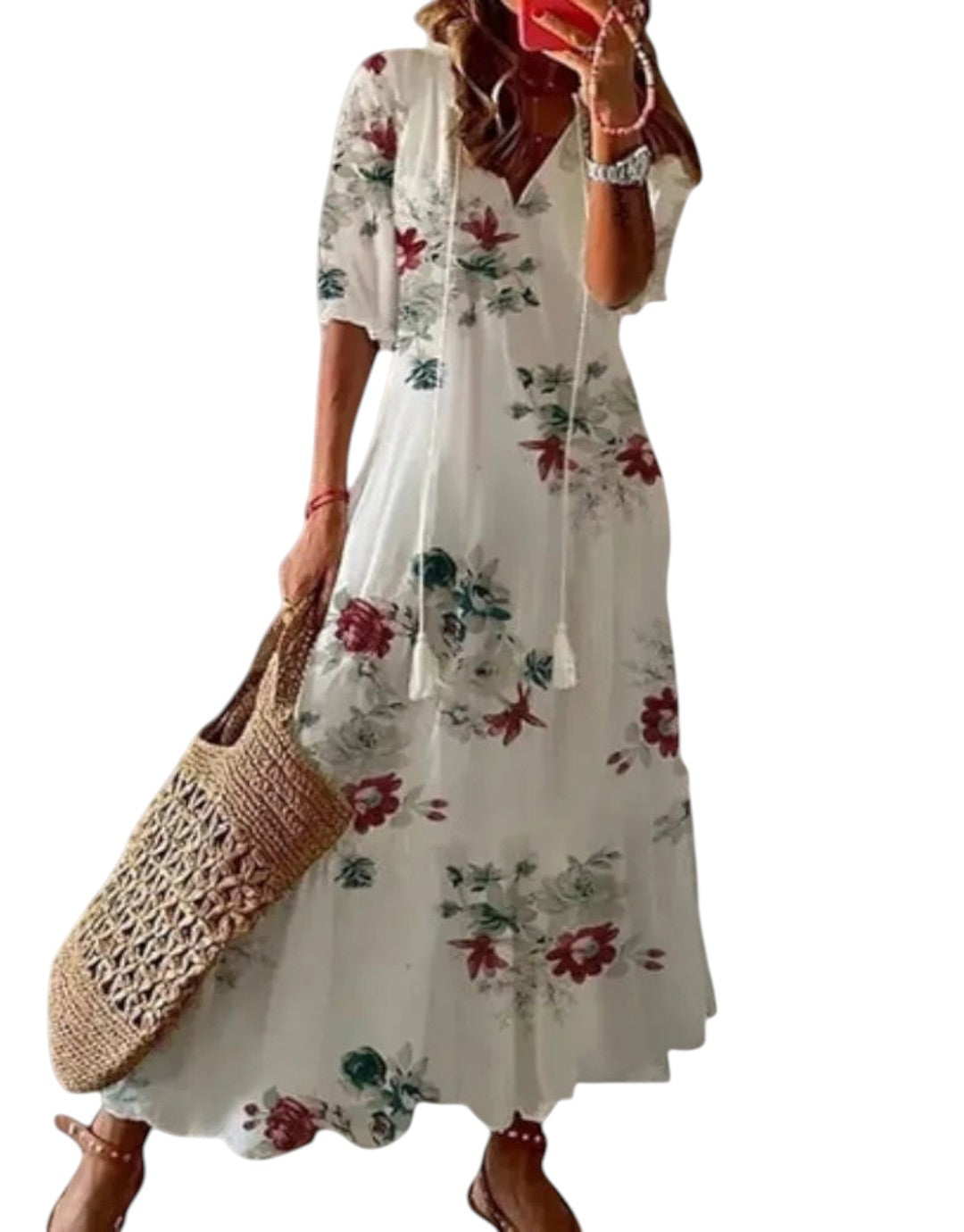 Noor | Rochie maxi de vară Boho Vintage