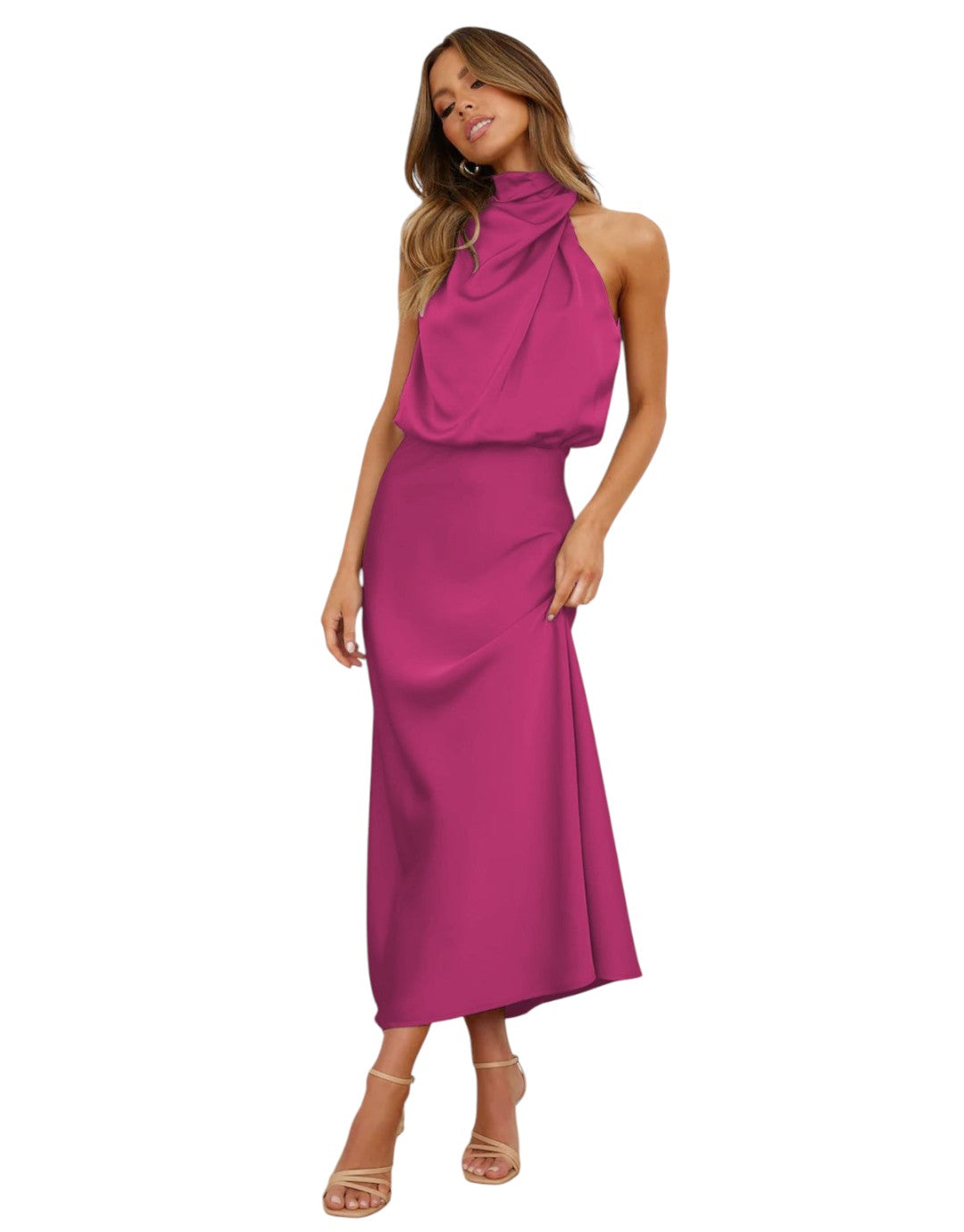 Violet | Rochie Drapată Sahara