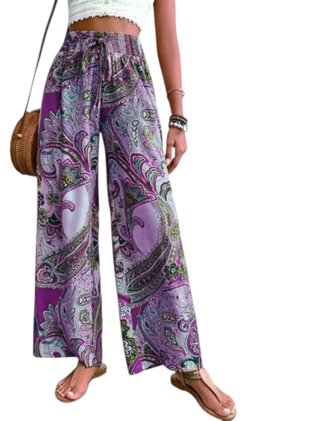 Astra - Pantaloni casual cu imprimeu