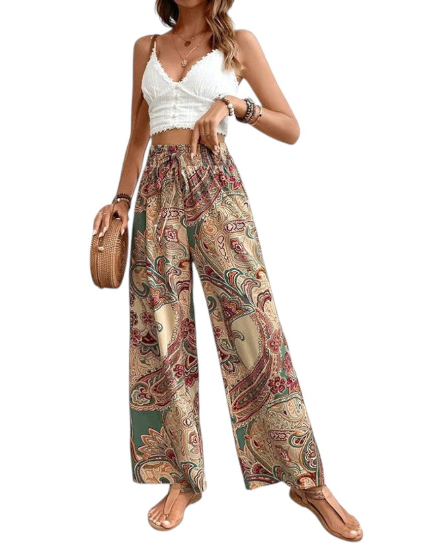 Astra - Pantaloni casual cu imprimeu