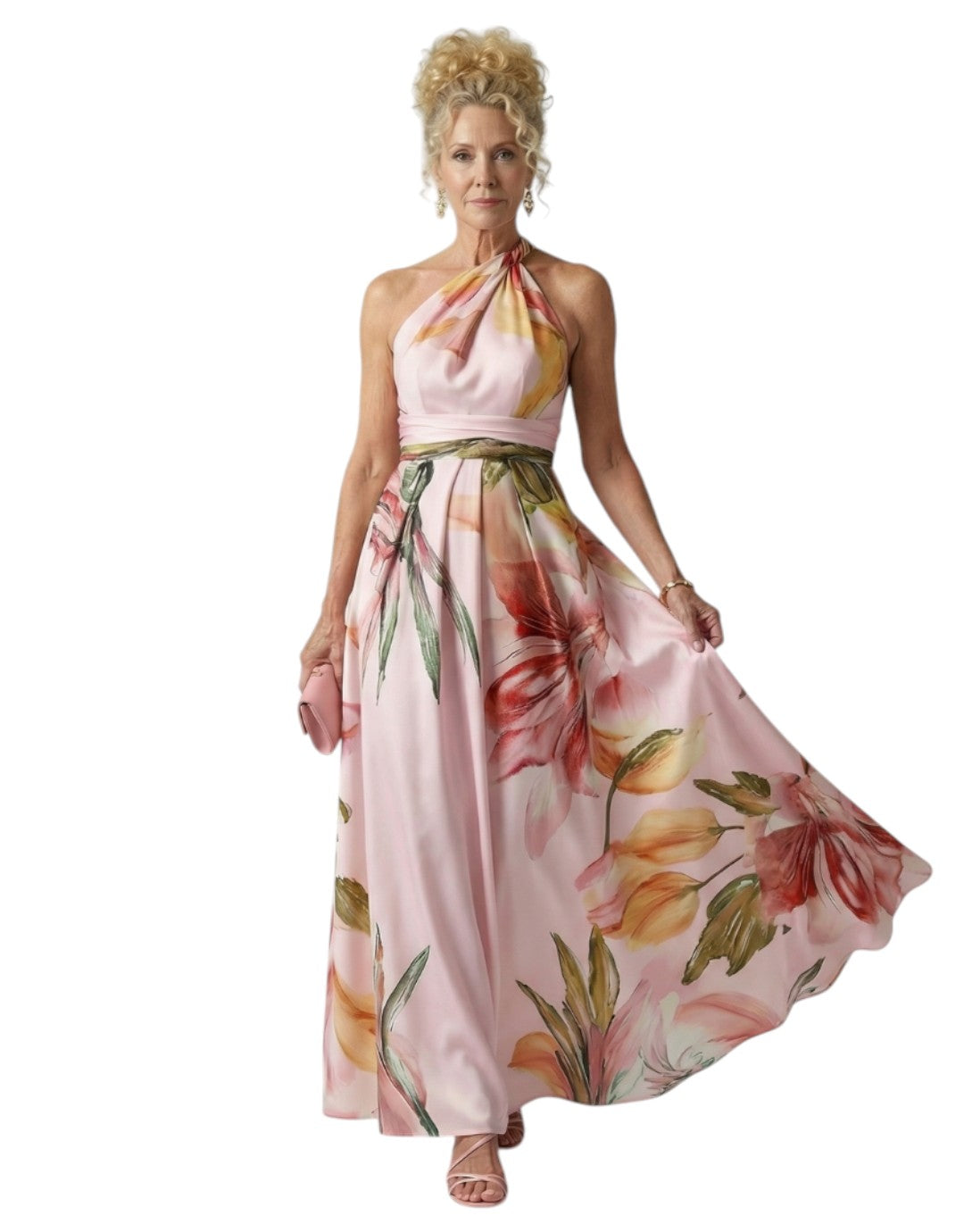 Amiel | Rochie Maxi Florală Ușoară