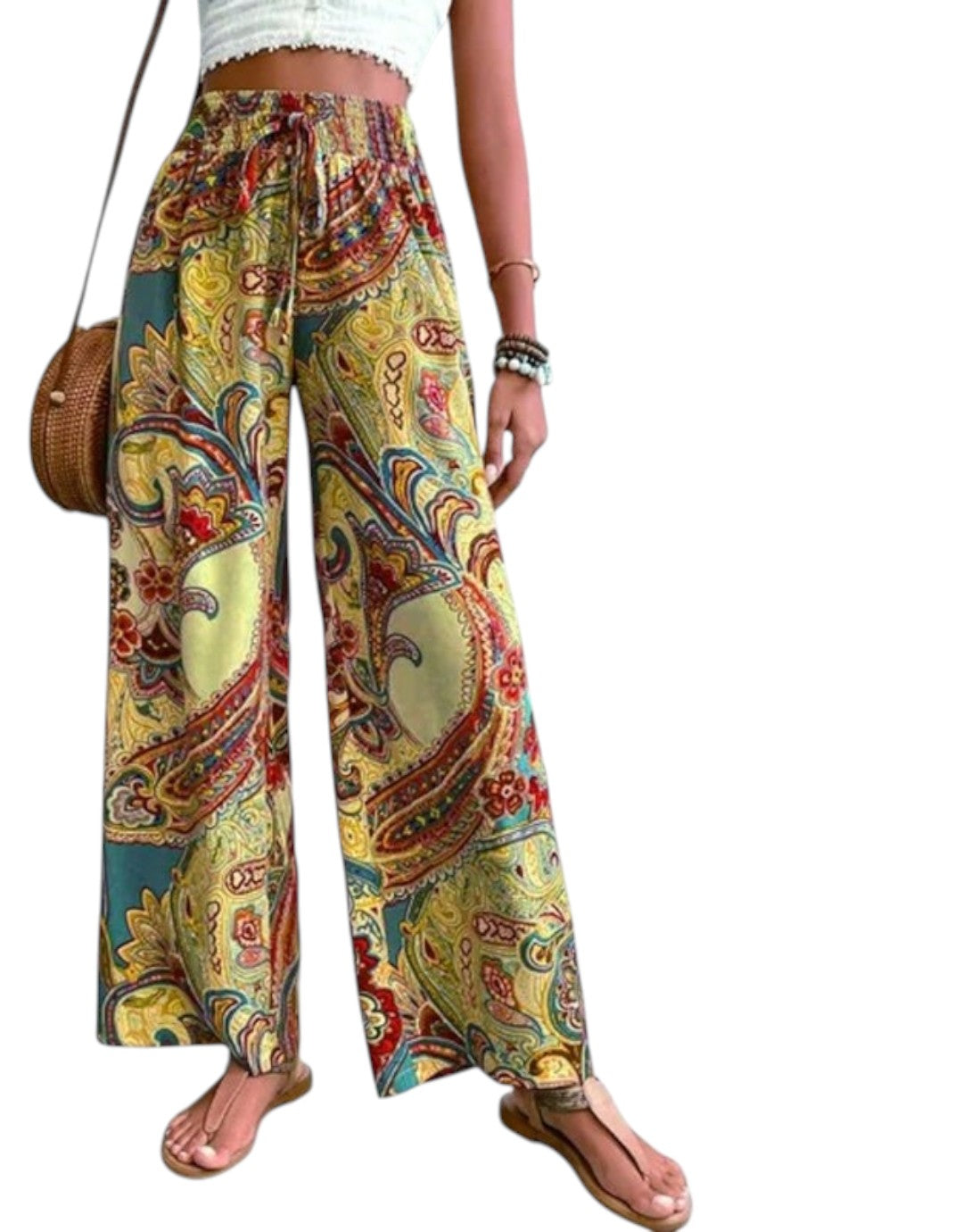 Astra - Pantaloni casual cu imprimeu