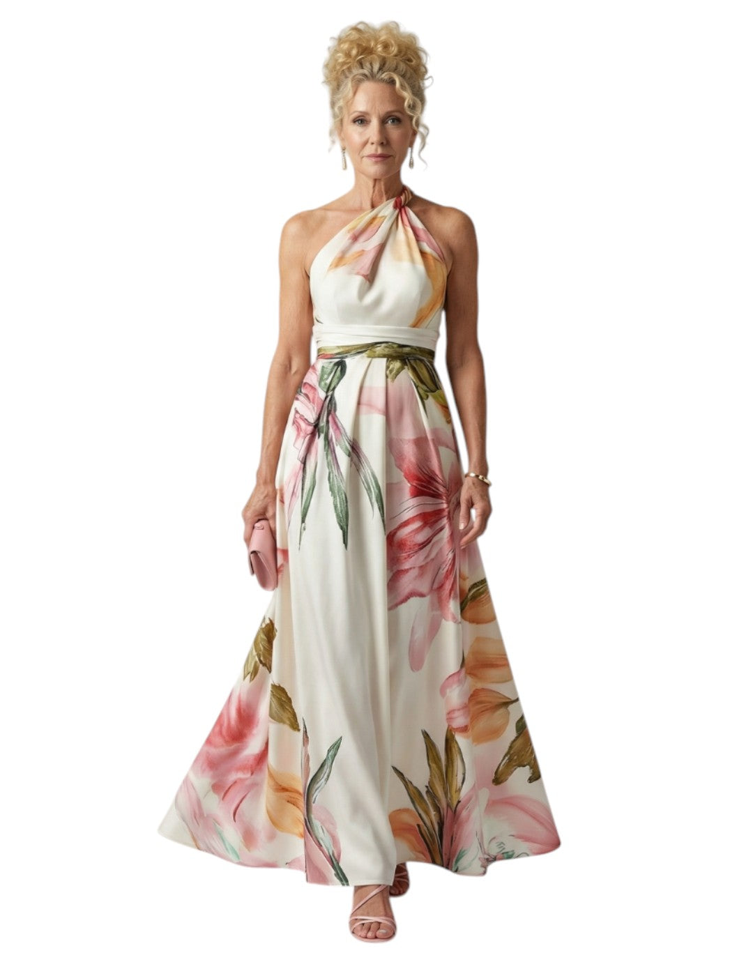 Amiel | Rochie Maxi Florală Ușoară