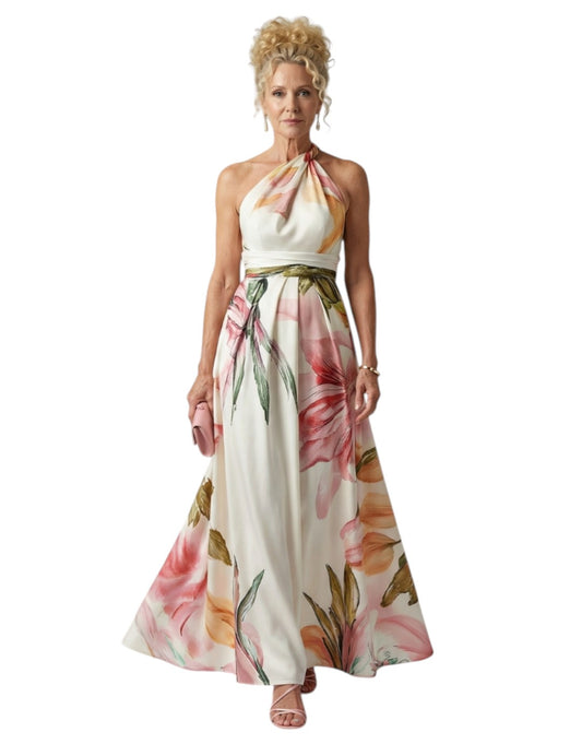 Amiel | Rochie Maxi Florală Ușoară