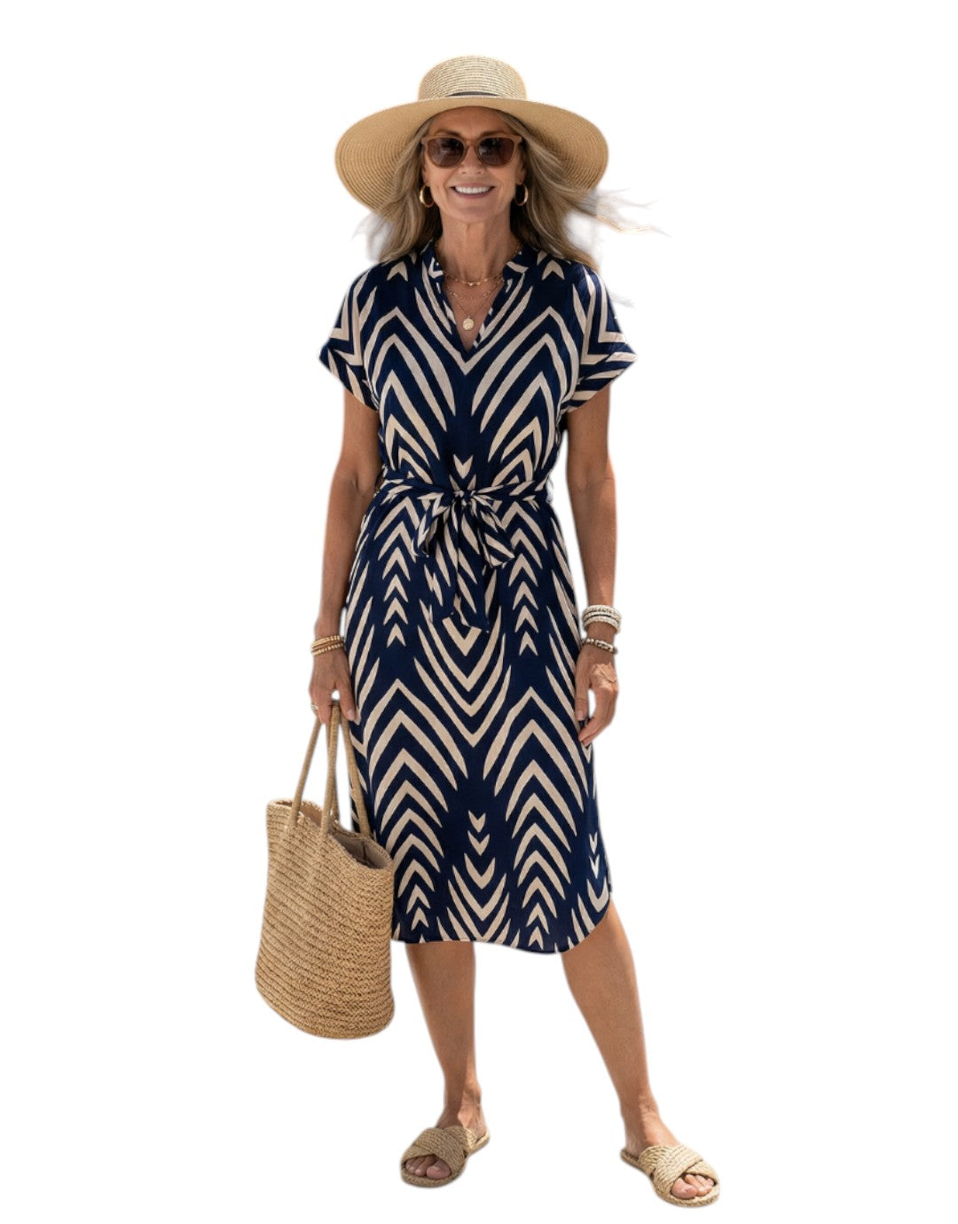 Rochie Midi cu Model Airy Fit