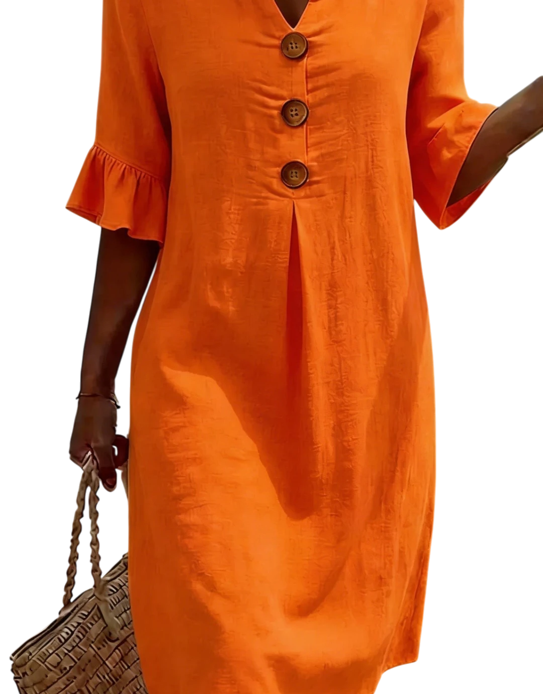 Silvana - Rochie casual din in