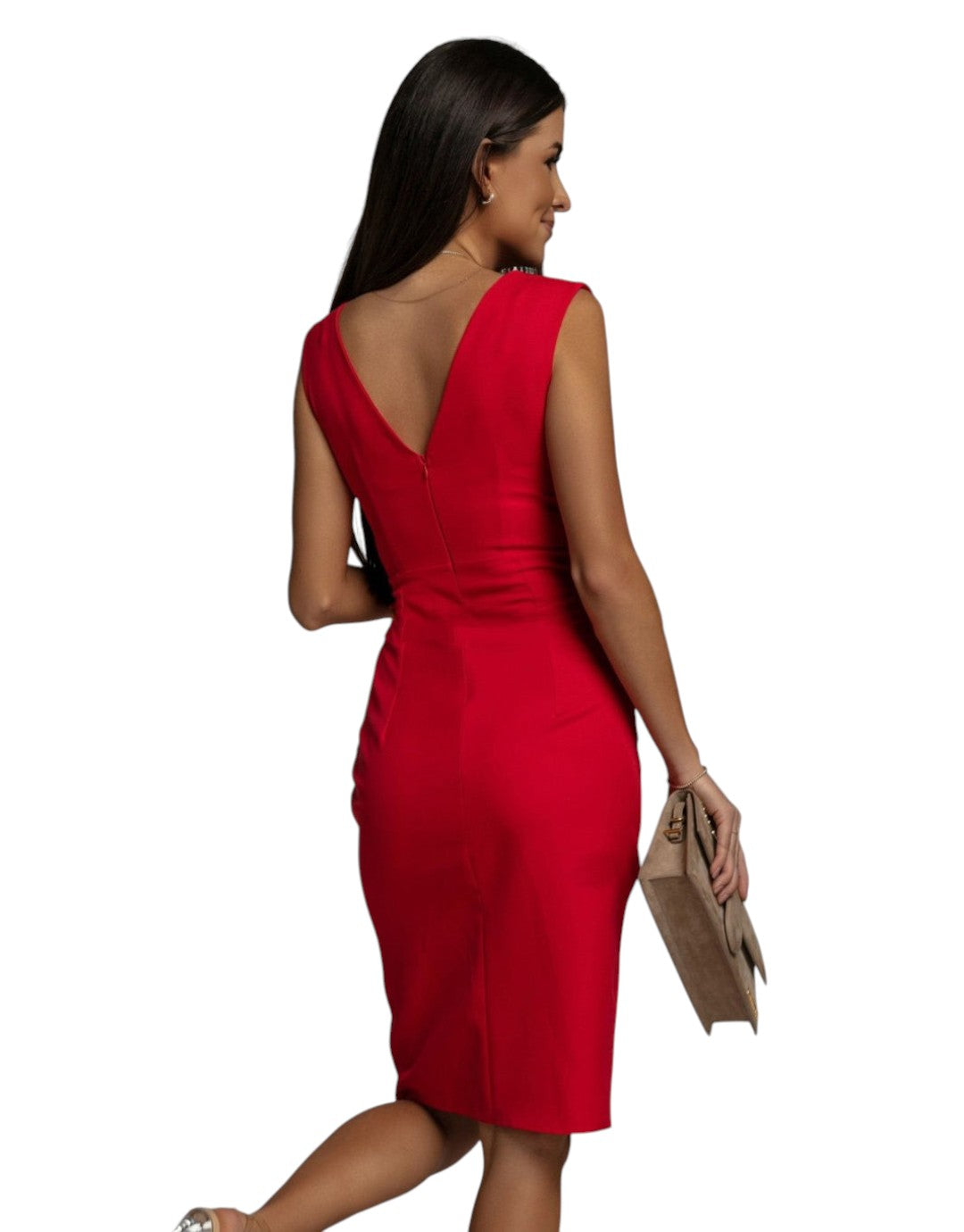 Maud | Rochie Elegantă cu Decupaj în Formă de V