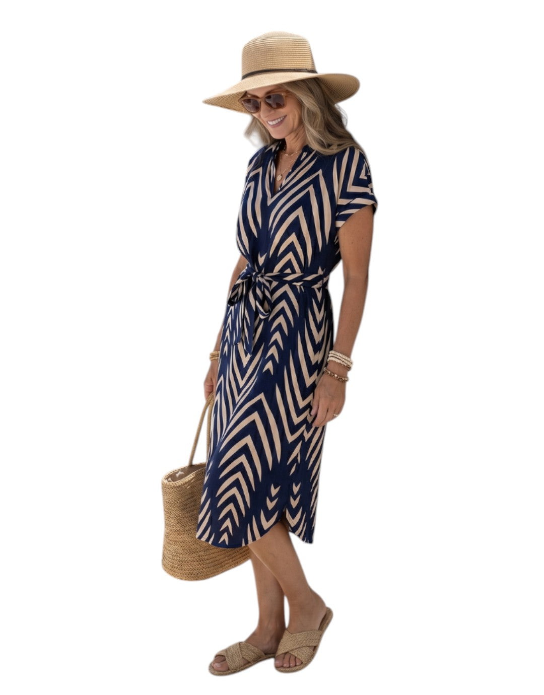 Rochie Midi cu Model Airy Fit