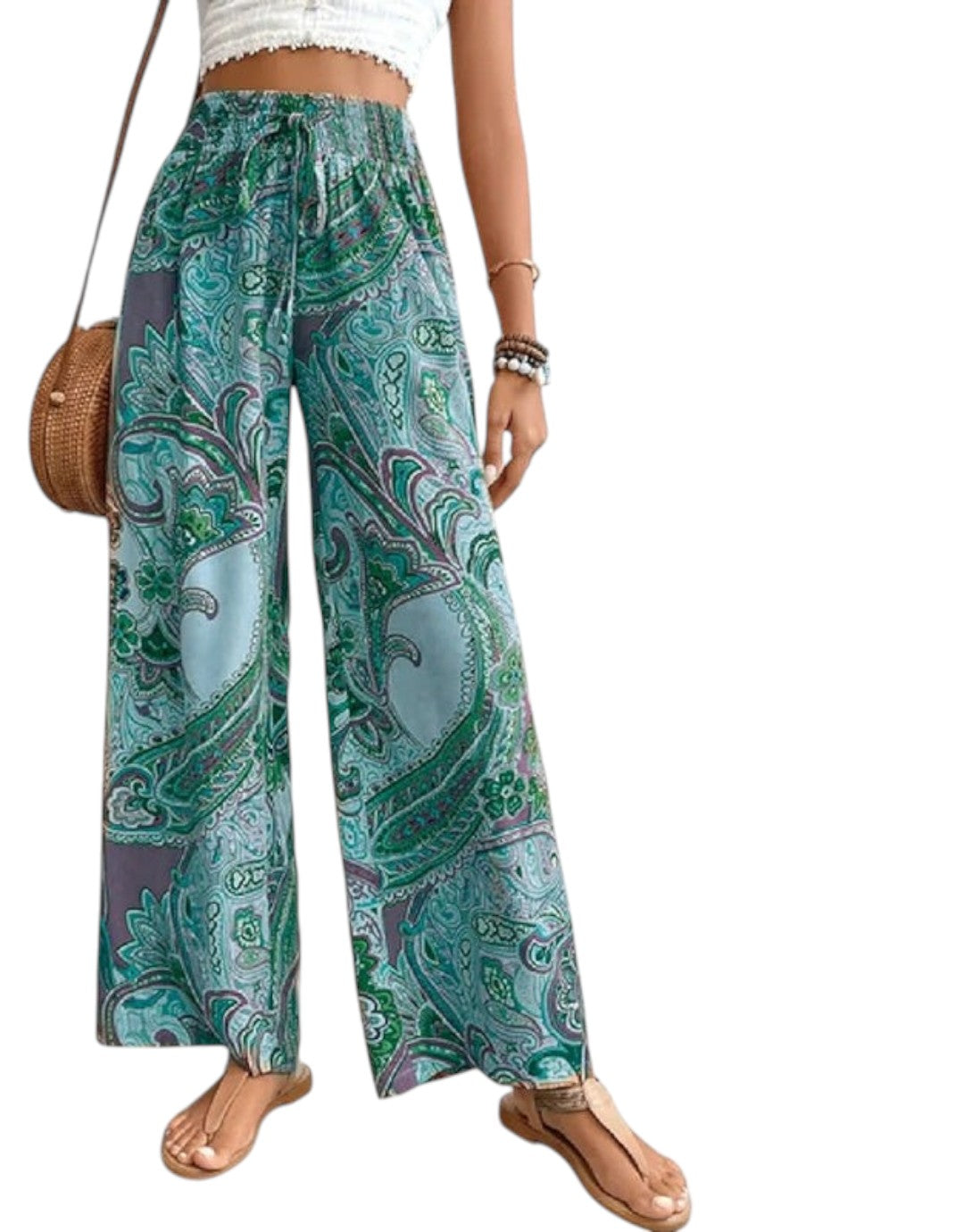 Astra - Pantaloni casual cu imprimeu