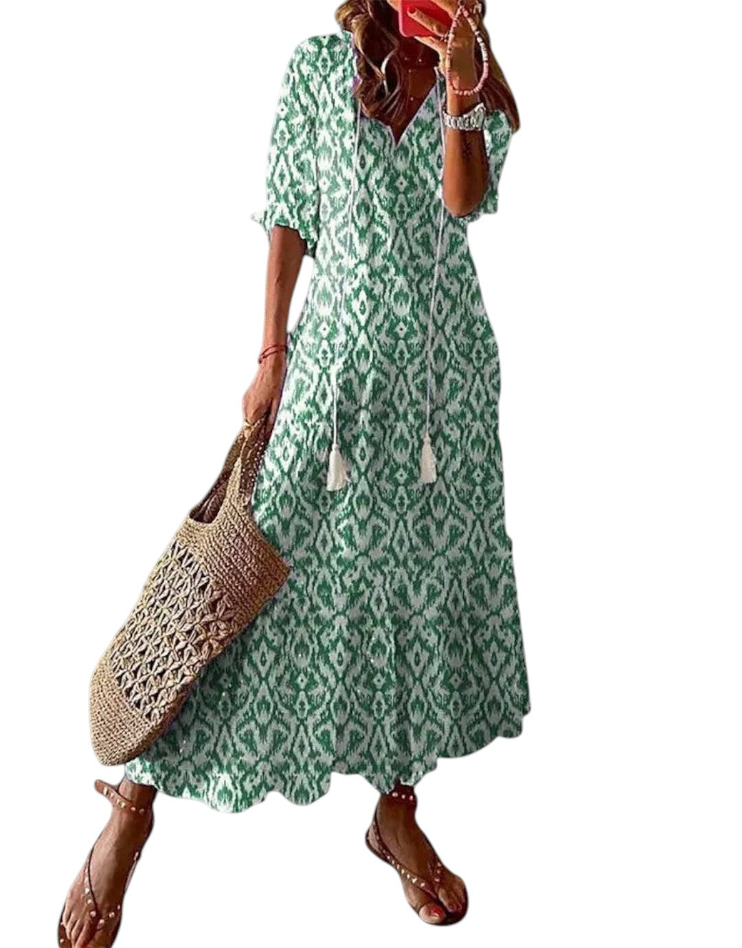 Noor | Rochie maxi de vară Boho Vintage