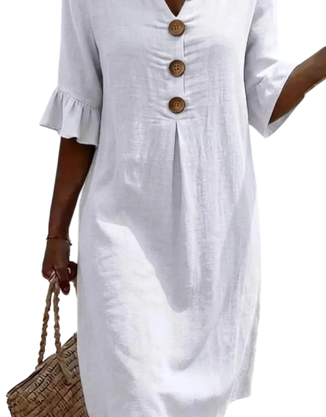 Silvana - Rochie casual din in