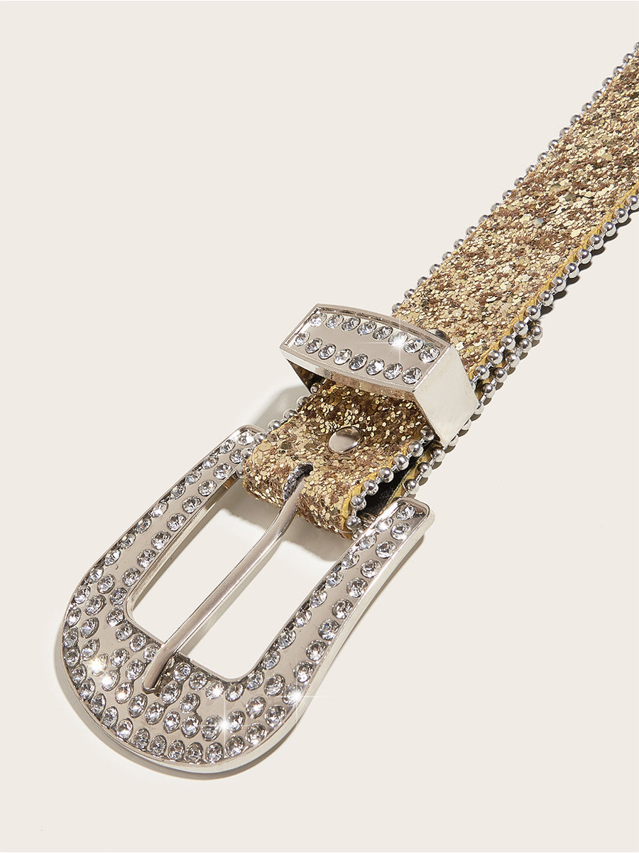 Curea Elegantă pentru Femei cu Rhinestones - Cataramă Decorativă MDA1645H3I