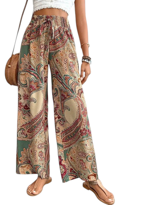 Astra - Pantaloni casual cu imprimeu