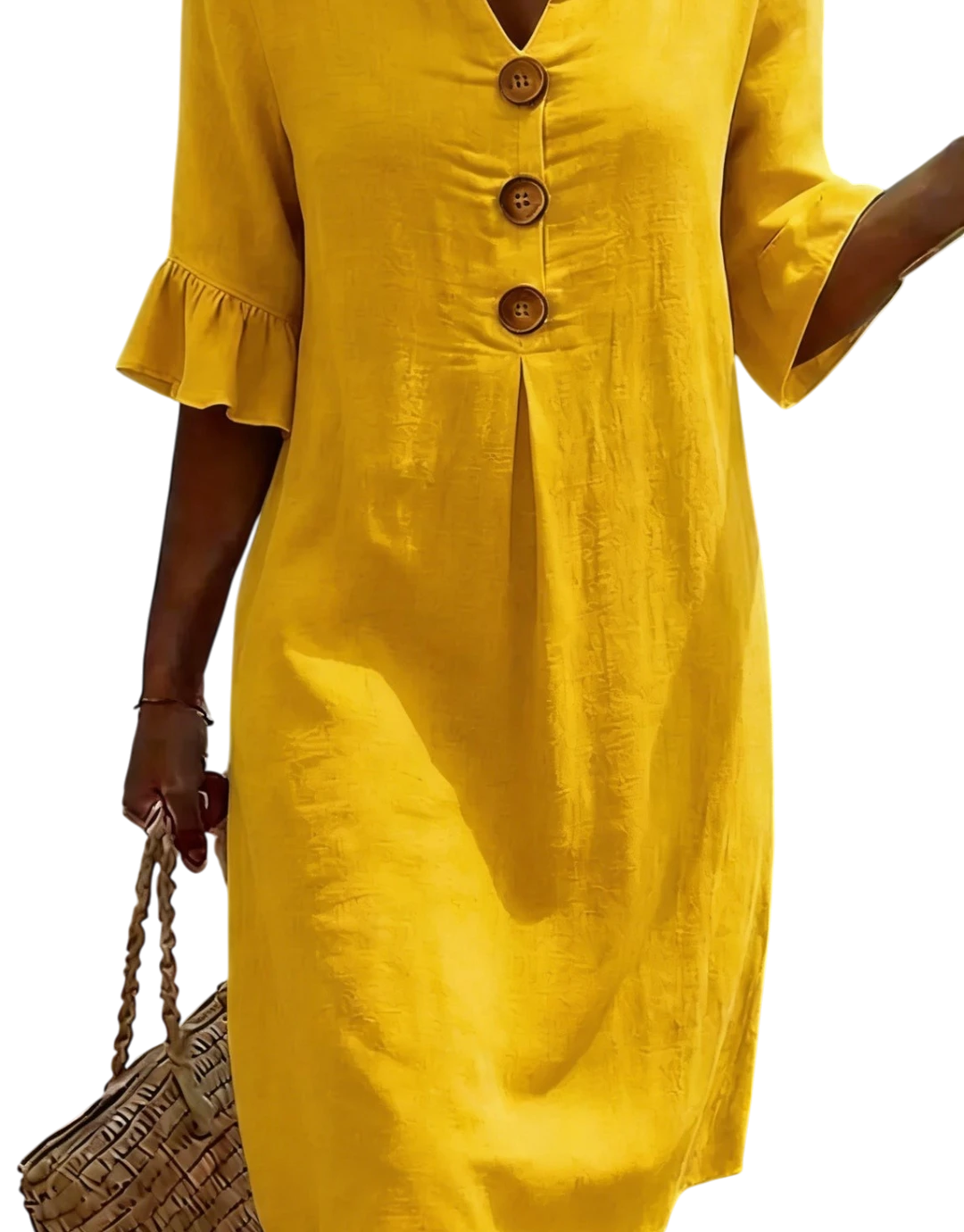 Silvana - Rochie casual din in