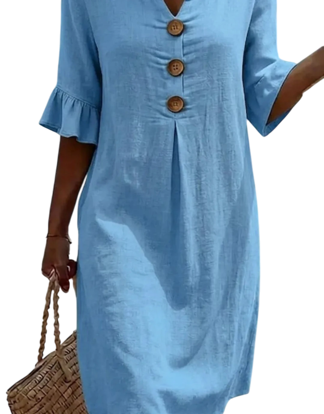 Silvana - Rochie casual din in