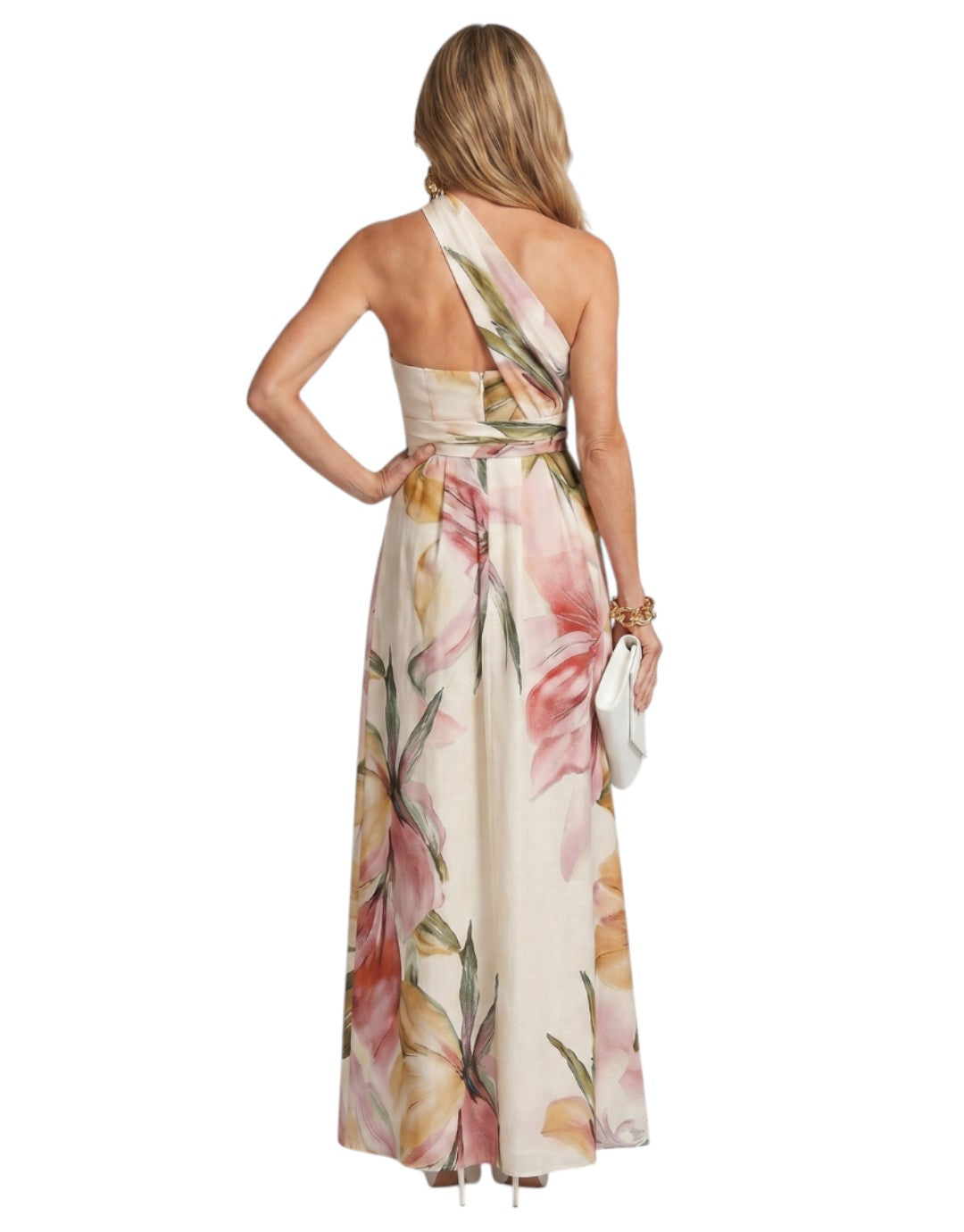 Hester | Rochie Maxi cu Bretele și Fustă Fluidă