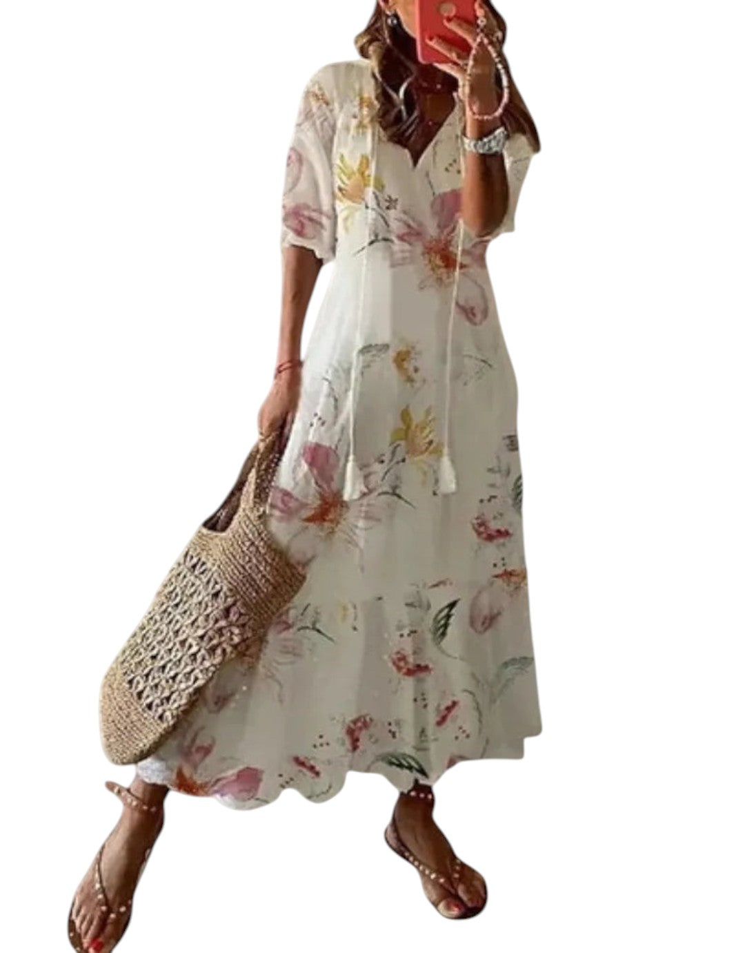 Noor | Rochie maxi de vară Boho Vintage