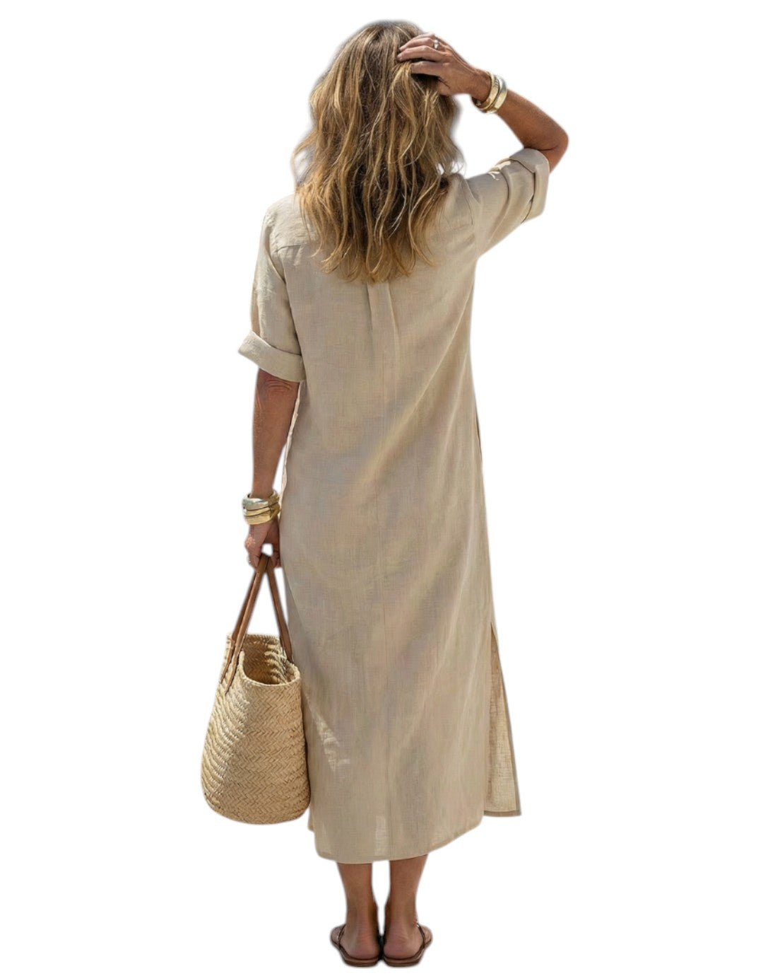 Nara | Rochie Midi cu Formă Relaxată