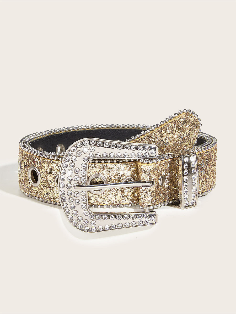 Curea Elegantă pentru Femei cu Rhinestones - Cataramă Decorativă MDA1645H3I