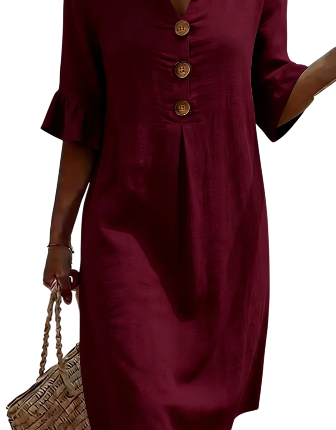 Silvana - Rochie casual din in