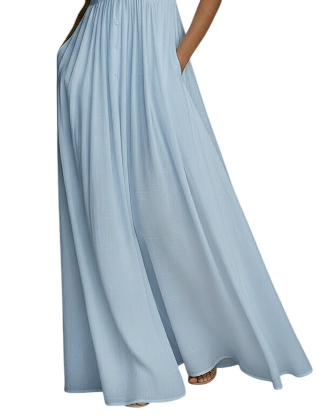 Kiera - Rochie maxi minimalistă