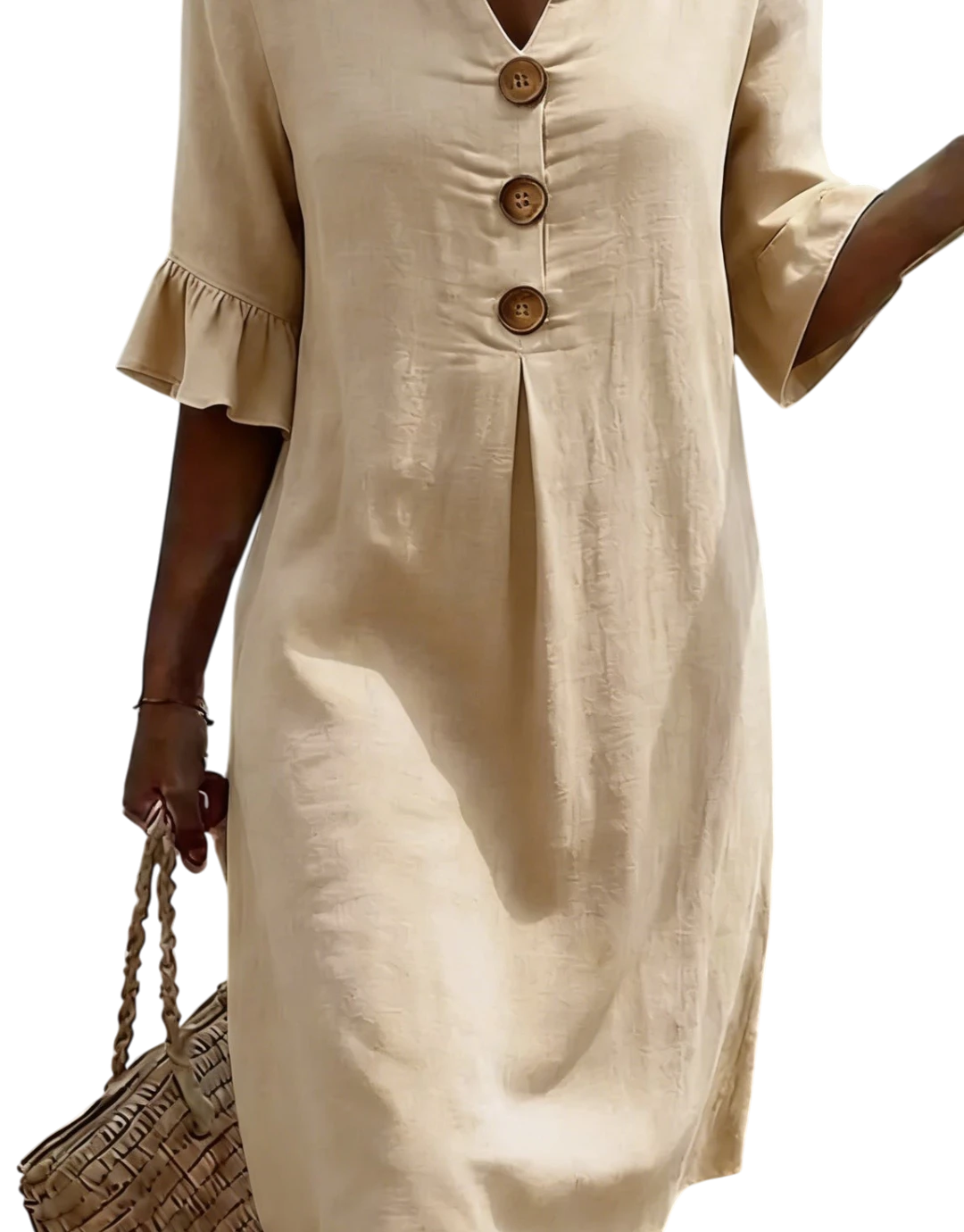 Silvana - Rochie casual din in