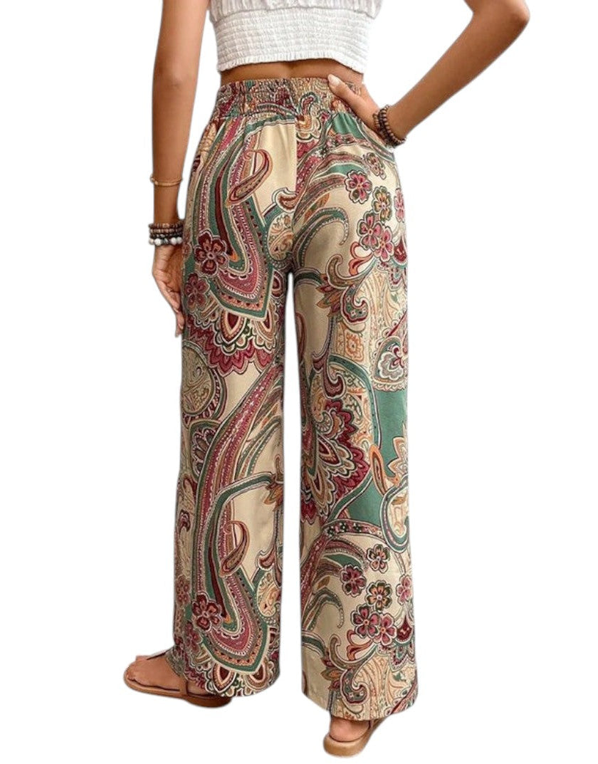 Astra - Pantaloni casual cu imprimeu