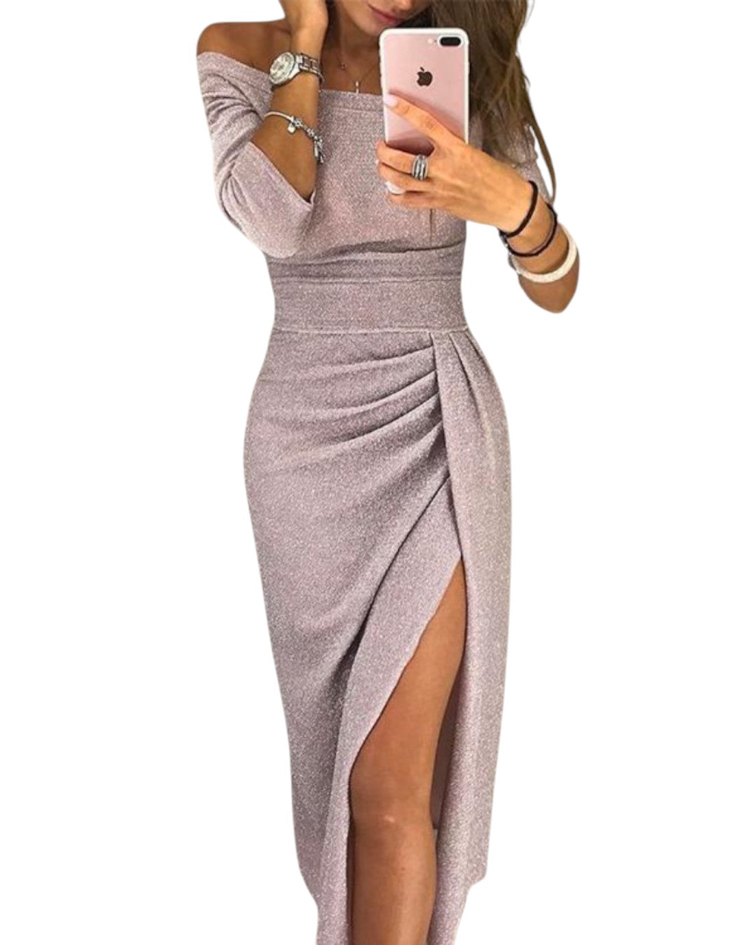 Stella | Rochie Maxi cu Gât Halter