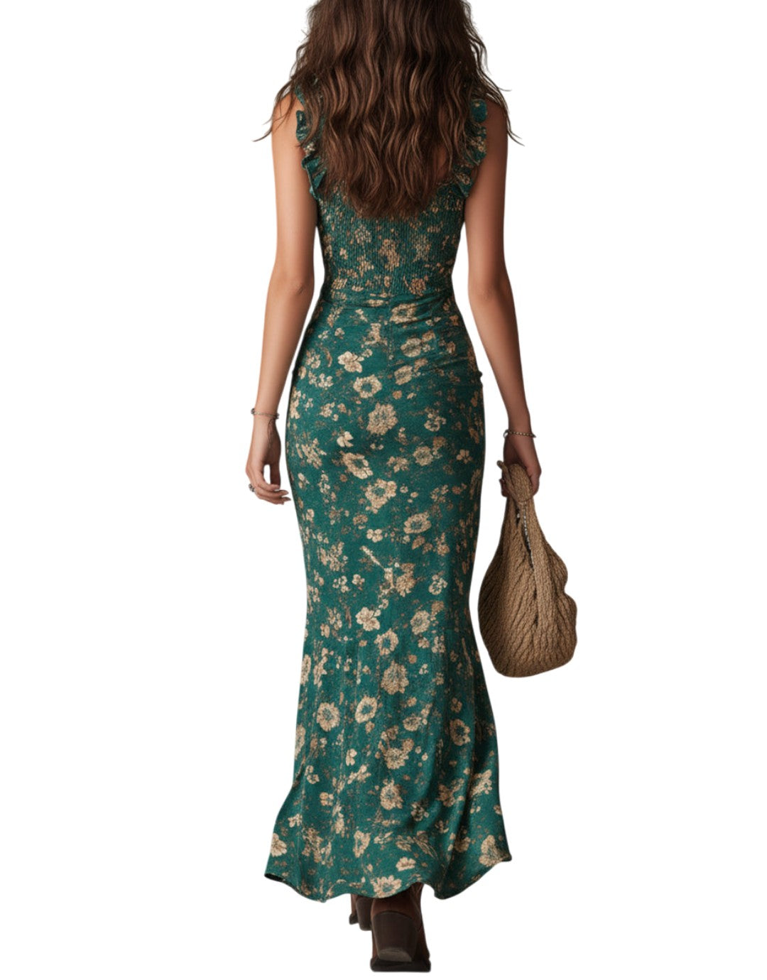 Isolde - Rochie maxi boho retro