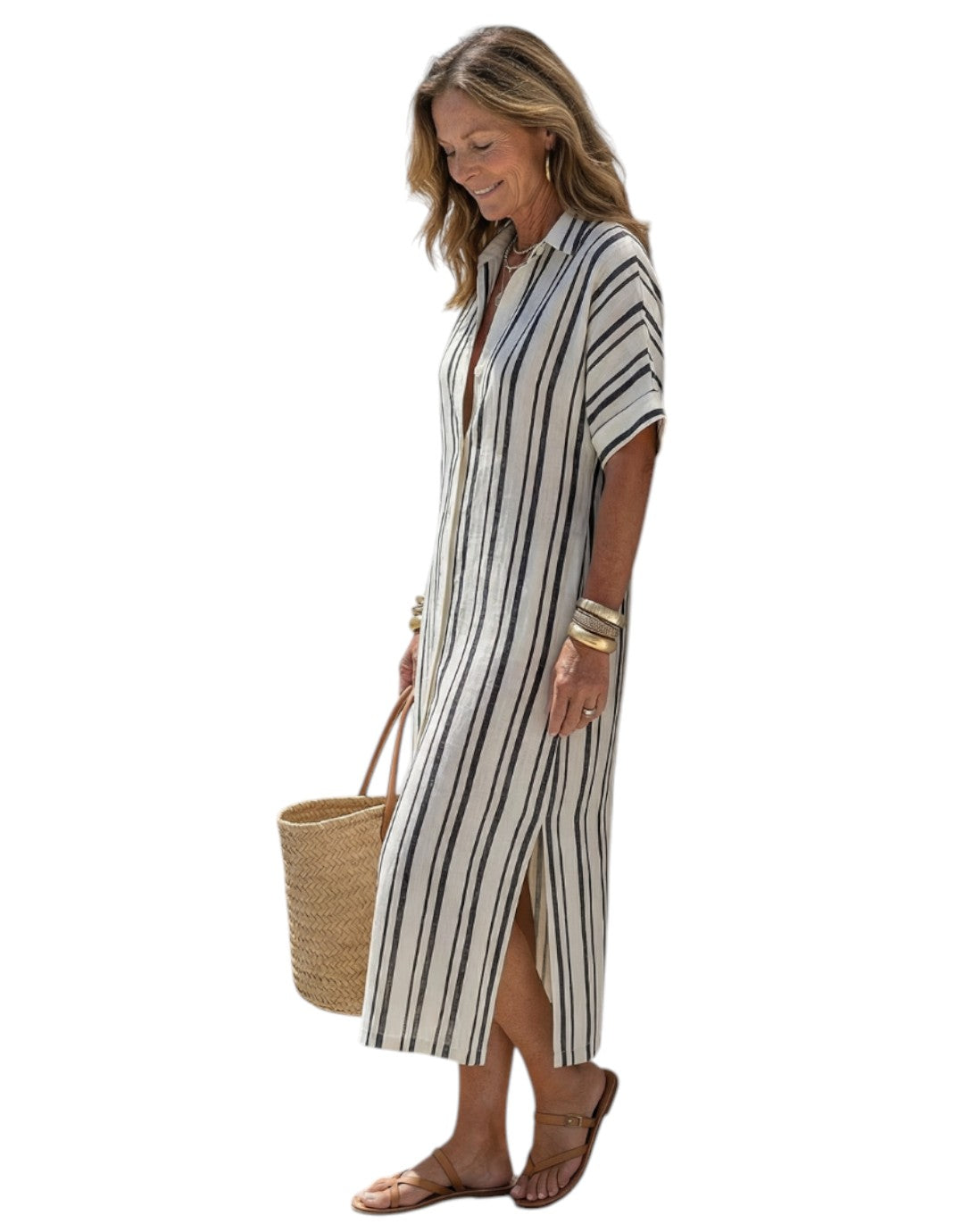 Nara | Rochie Midi cu Formă Relaxată