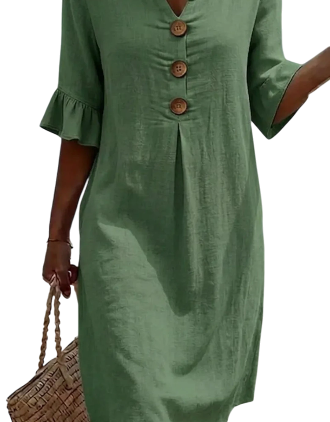 Silvana - Rochie casual din in