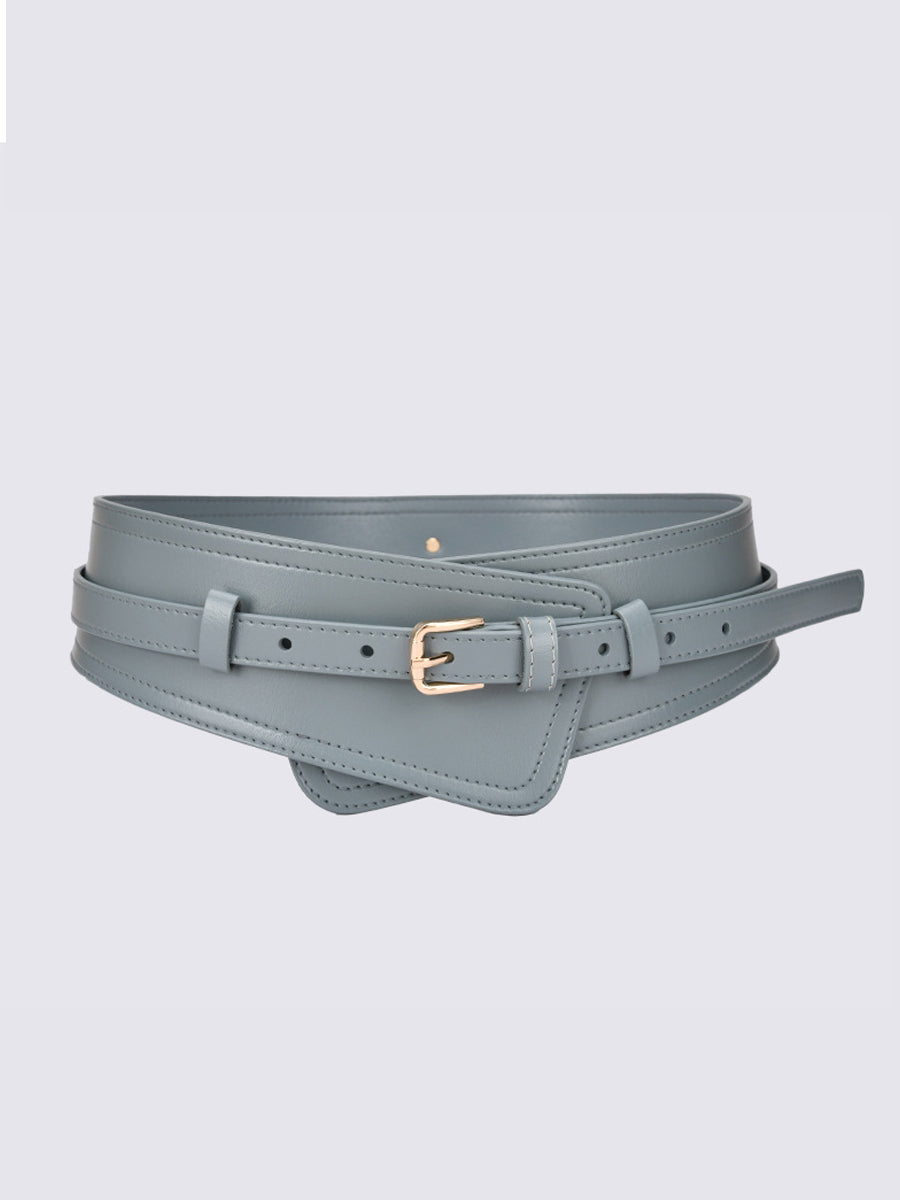 Centură Largă pentru Femei din Piele Ecologică cu Design Harness - MDA0168H9Y