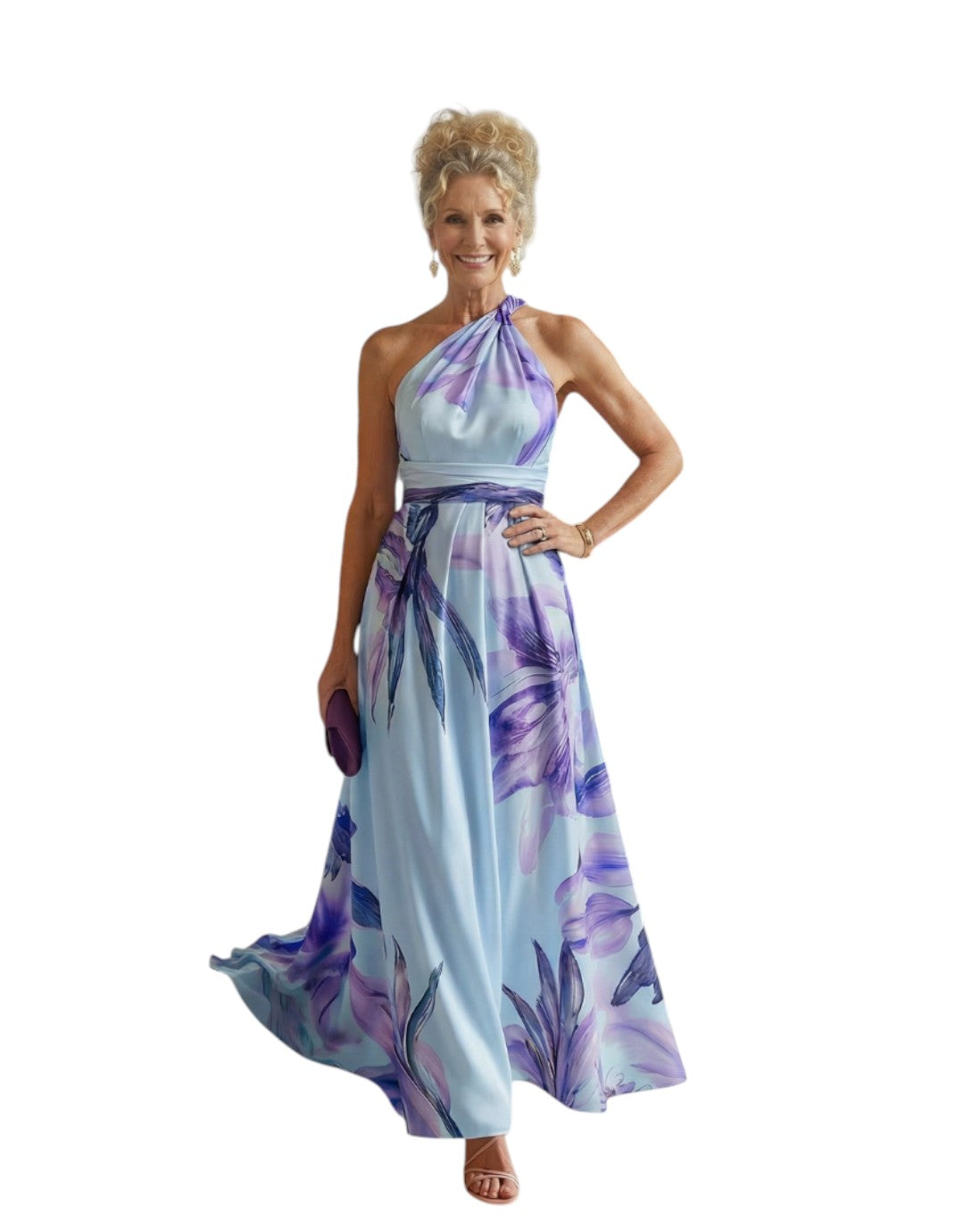 Amiel | Rochie Maxi Florală Ușoară