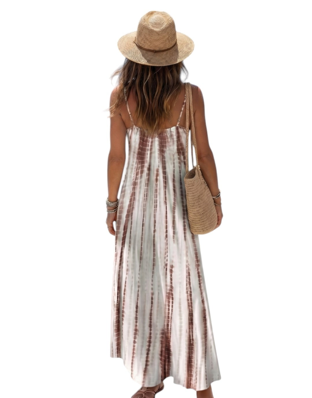 Karys | Rochie Midi Casual cu Vopsire Moale