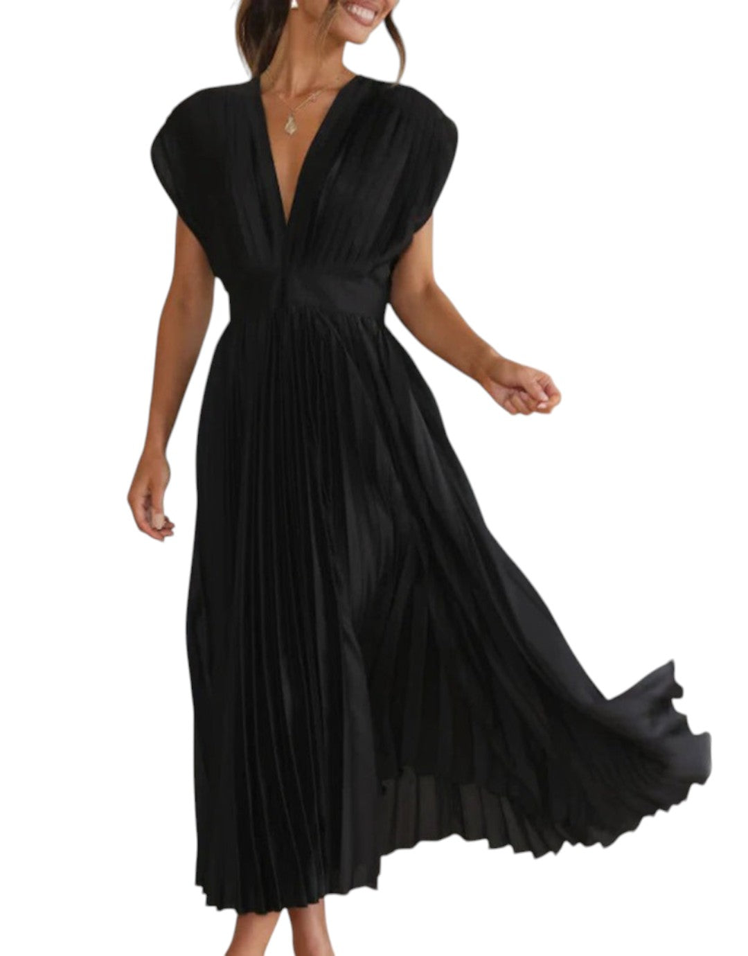 Marni | Rochie Midi Plisată Timeless