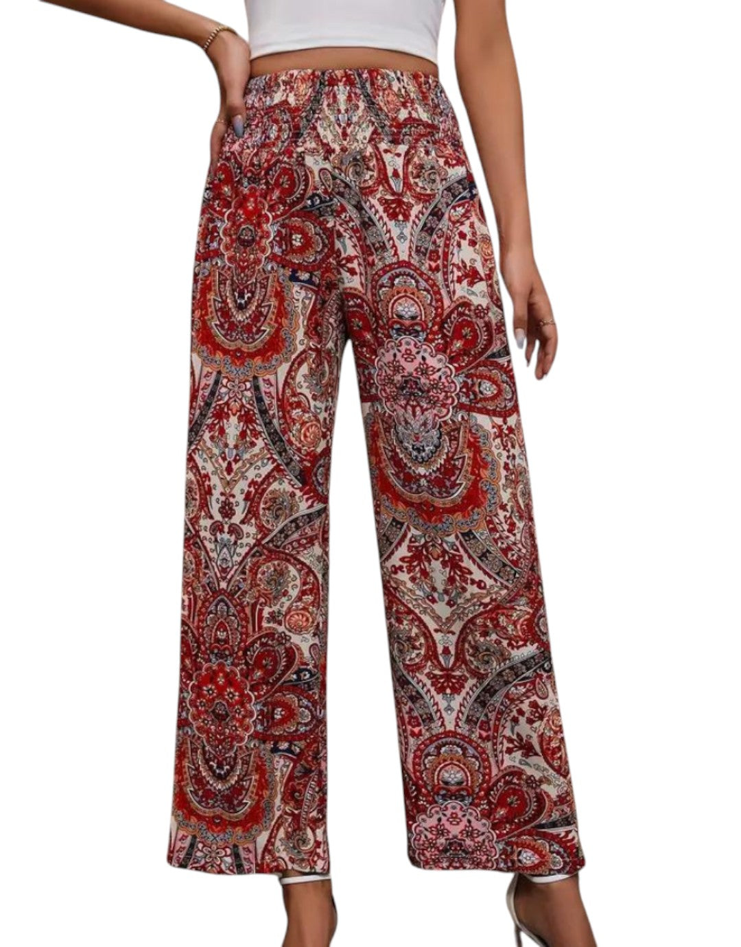 Astra - Pantaloni Boemi cu Picior Larg