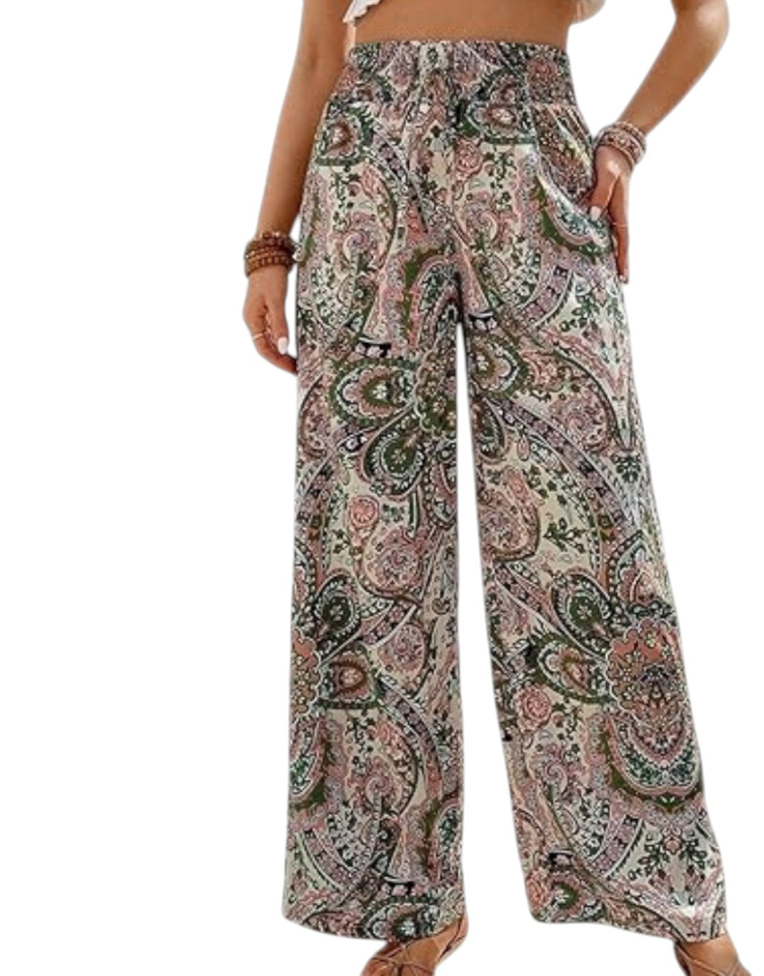 Astra - Pantaloni Boemi cu Picior Larg