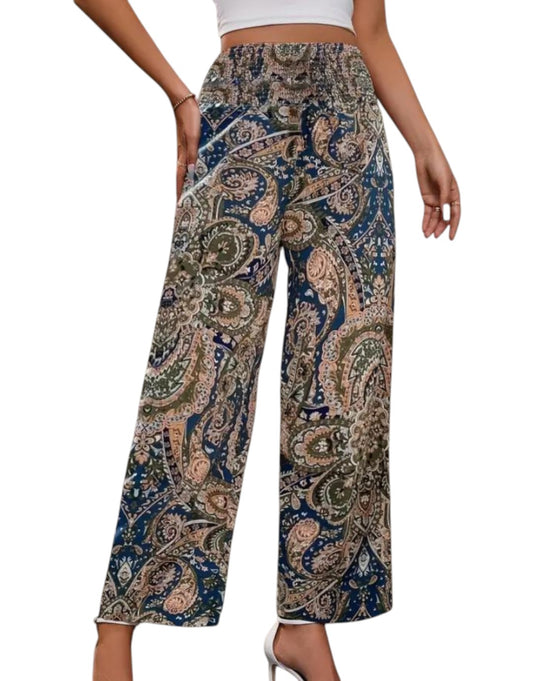 Astra - Pantaloni Boemi cu Picior Larg