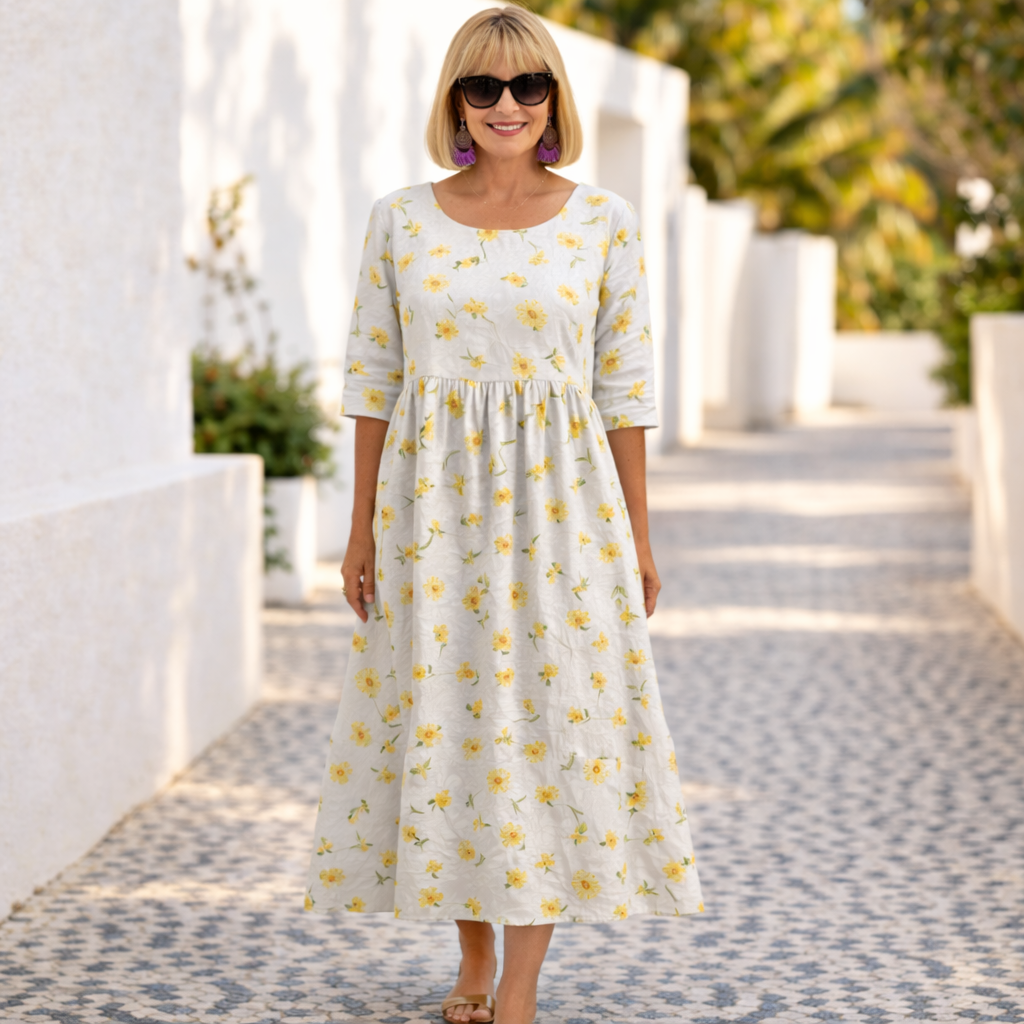 Susan | Rochie Florală cu o Atmosferă de Vară