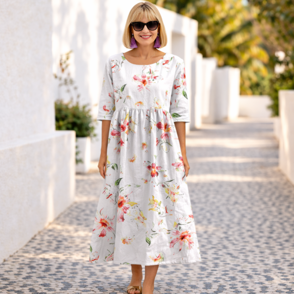 Mary | Rochie Florală de Vară