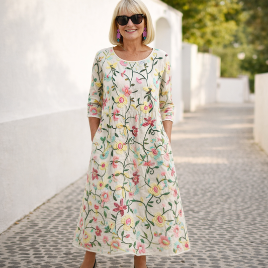 Nelly | Rochie Maxi - Model Floral