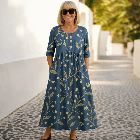 Lily | Rochie Midi - Confort Fără Efort