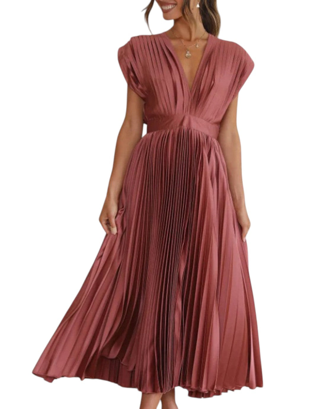 Marni | Rochie Midi Plisată Timeless