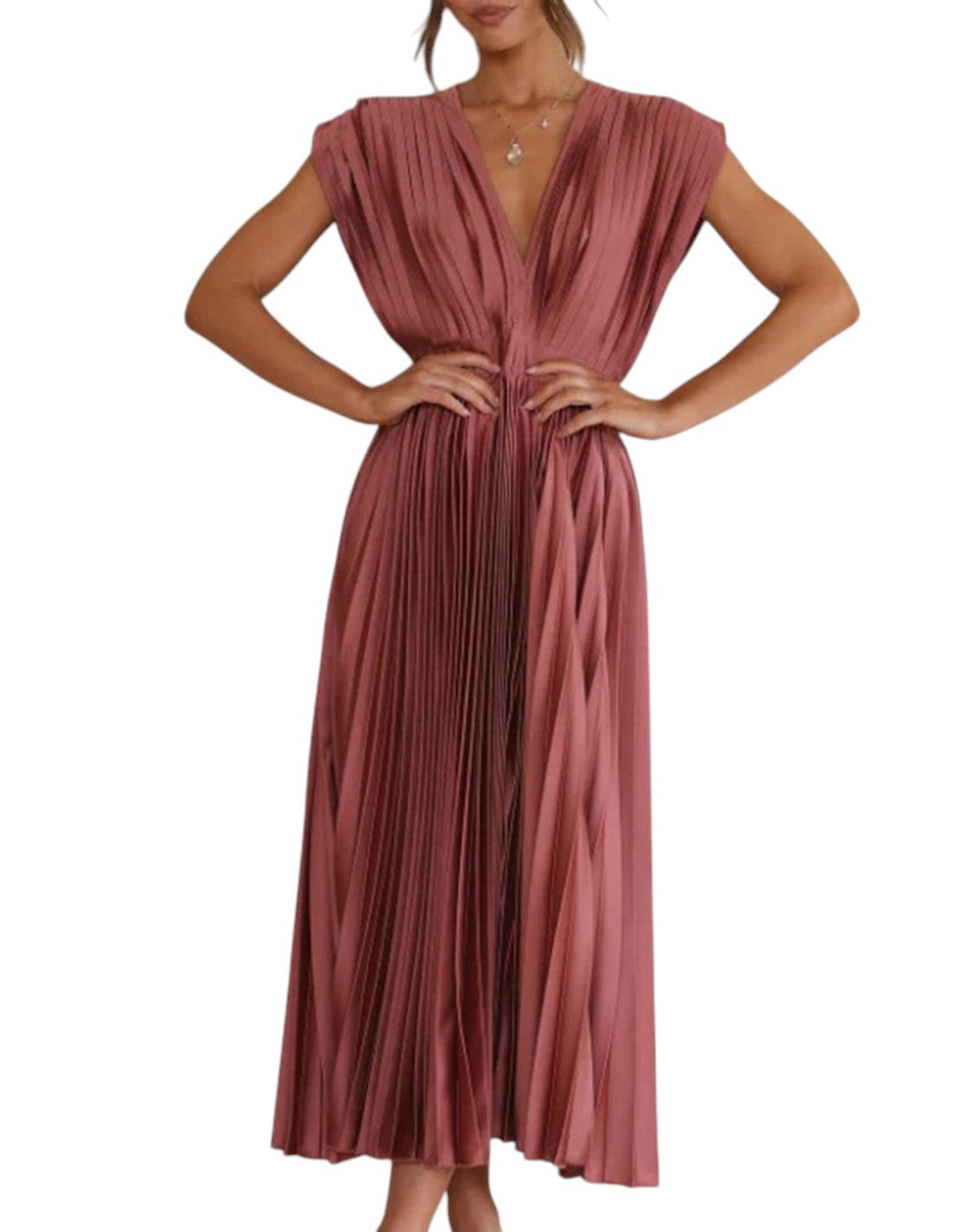 Marni | Rochie Midi Plisată Timeless