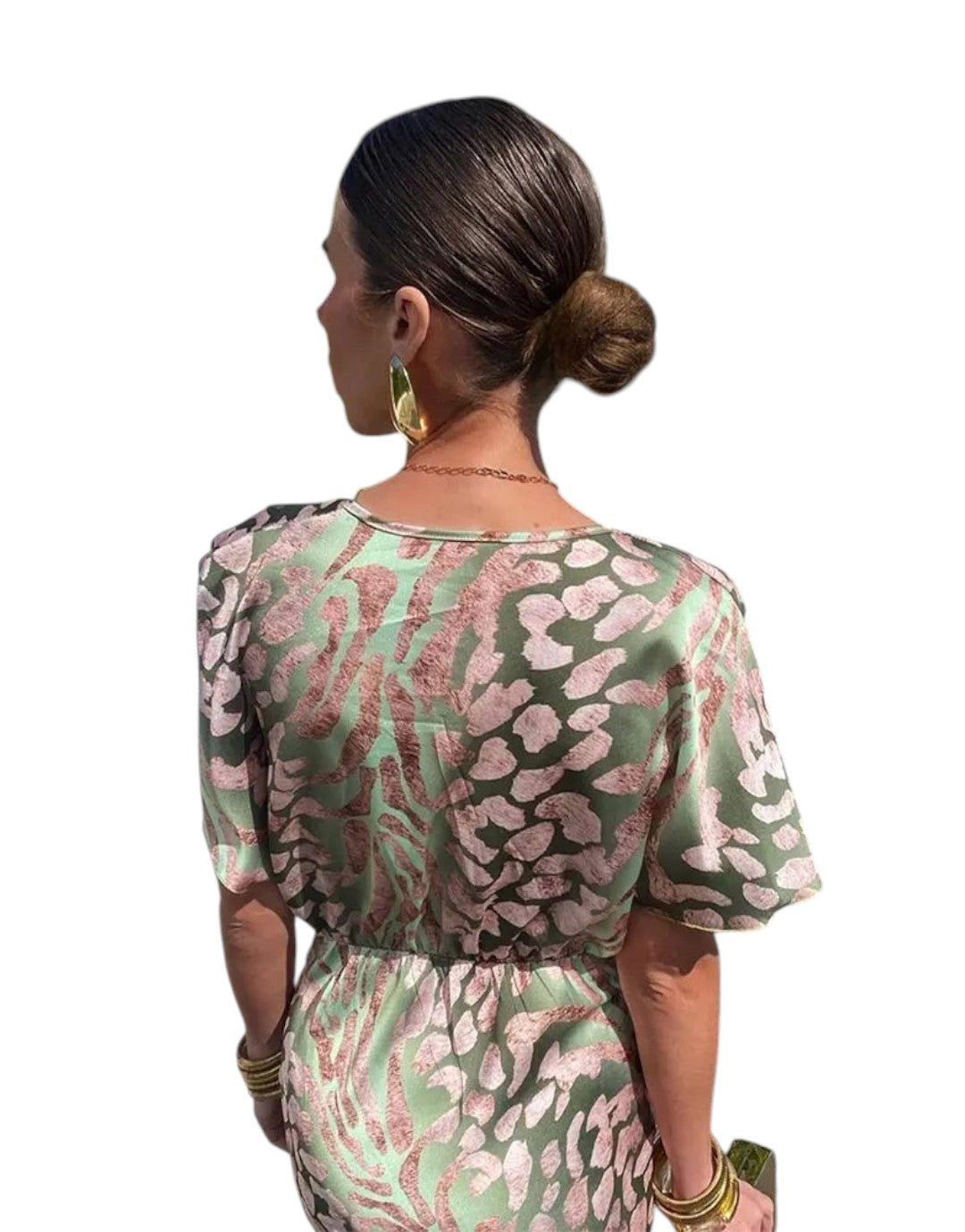 Melisande - Rochie midi cupru