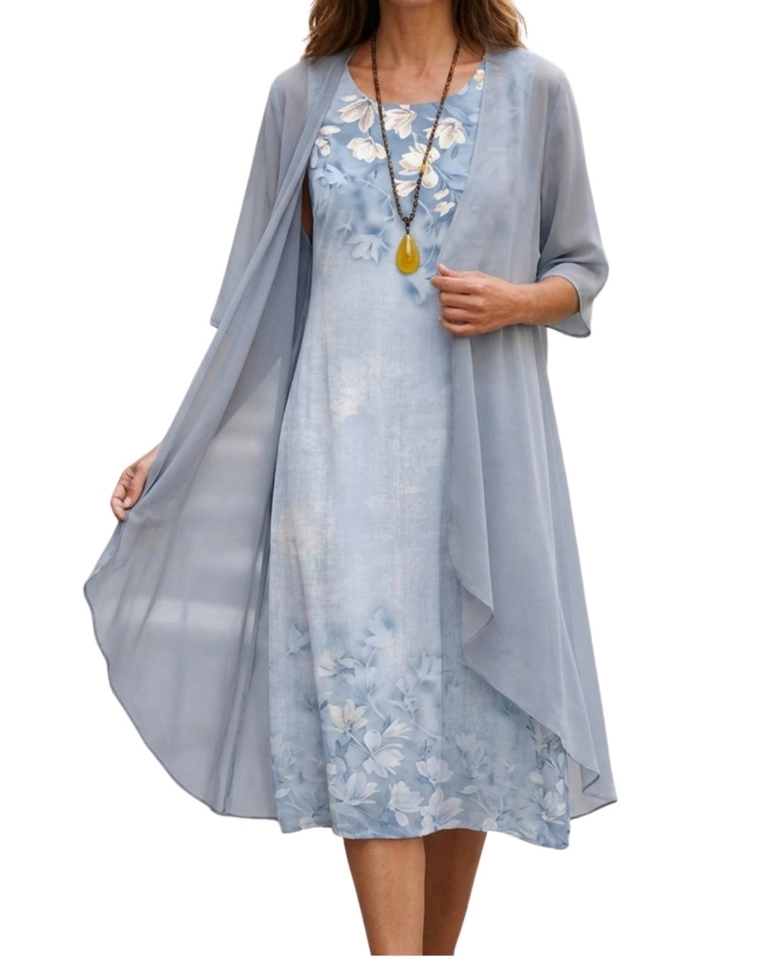 Set Elegant 2 Piese – Cardigan & Rochie