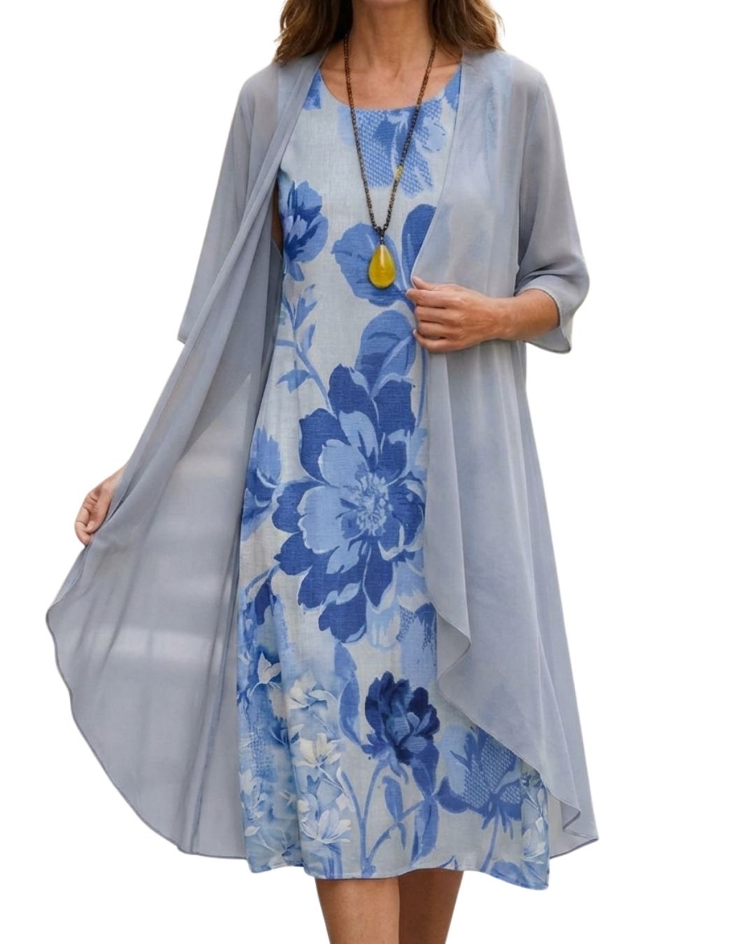 Set Elegant 2 Piese – Cardigan & Rochie