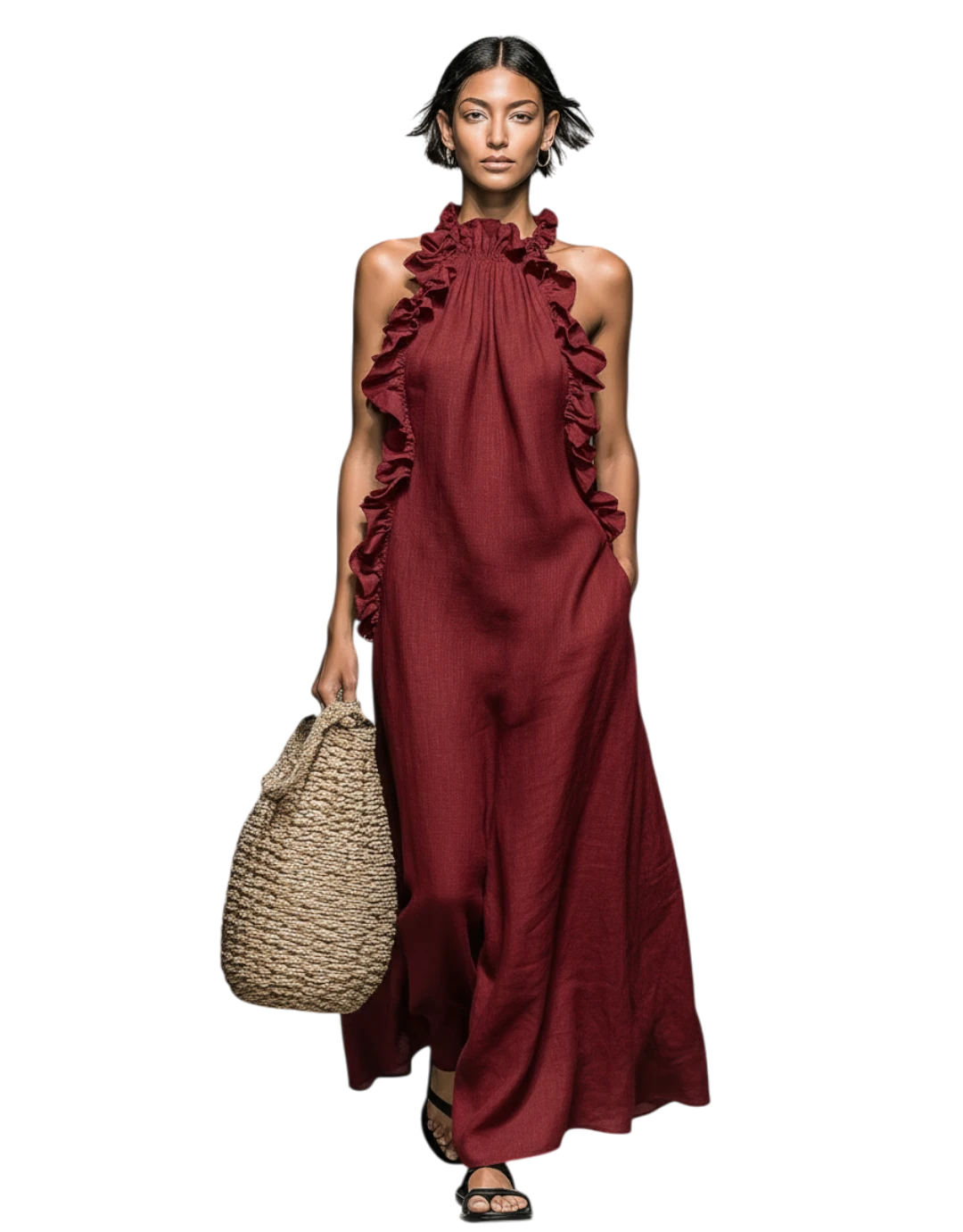 Elara - Rochie maxi vaporoasă