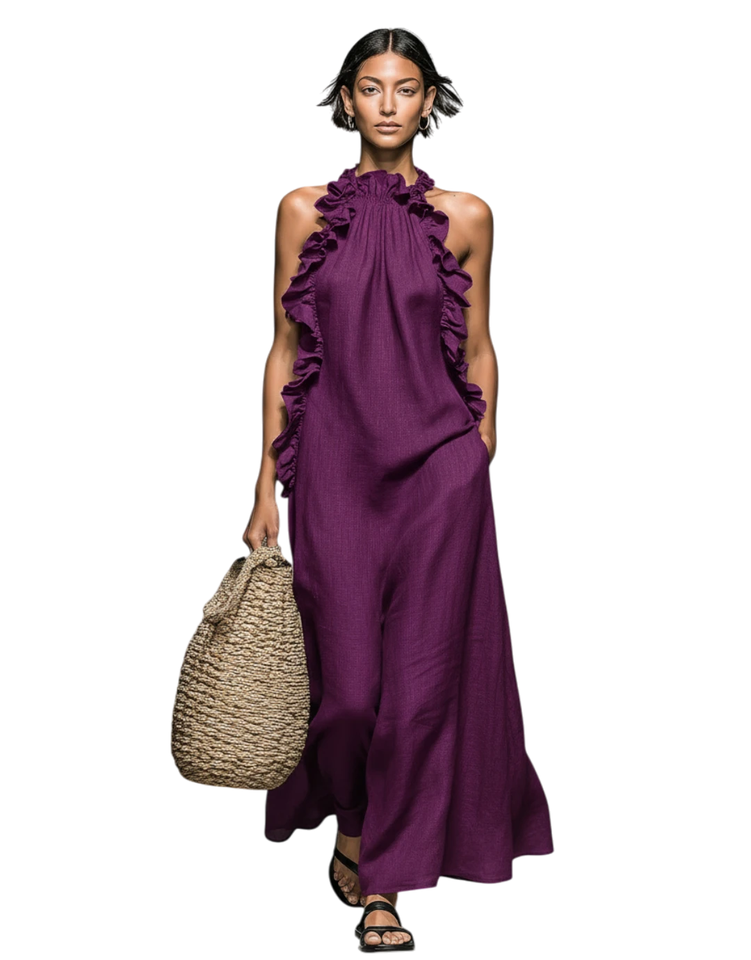 Elara - Rochie maxi vaporoasă